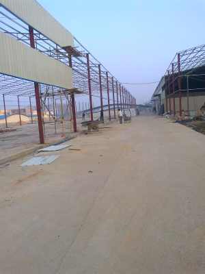 蘇州工作臺鋼結構與亞克力大蓬建造工程